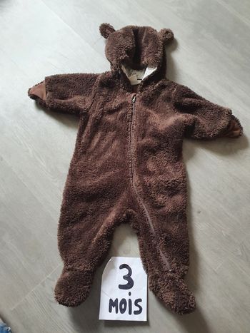 Combinaison pilote 3mois garçon