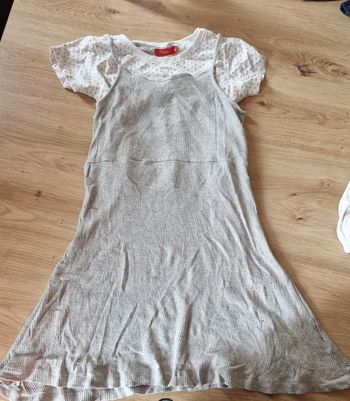 Robe débardeur avec crop top et haut manche longues lot