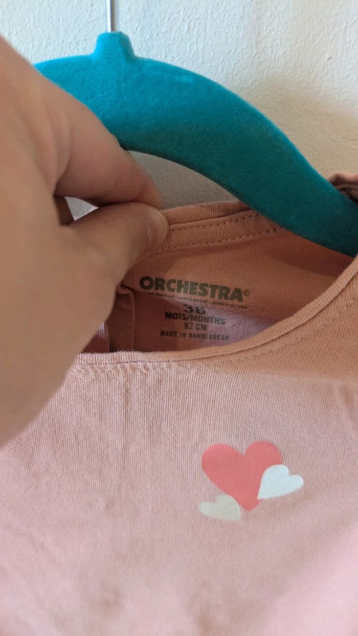 🔹t-shirt manches longues Orchestra - 92 cm - photo numéro 4