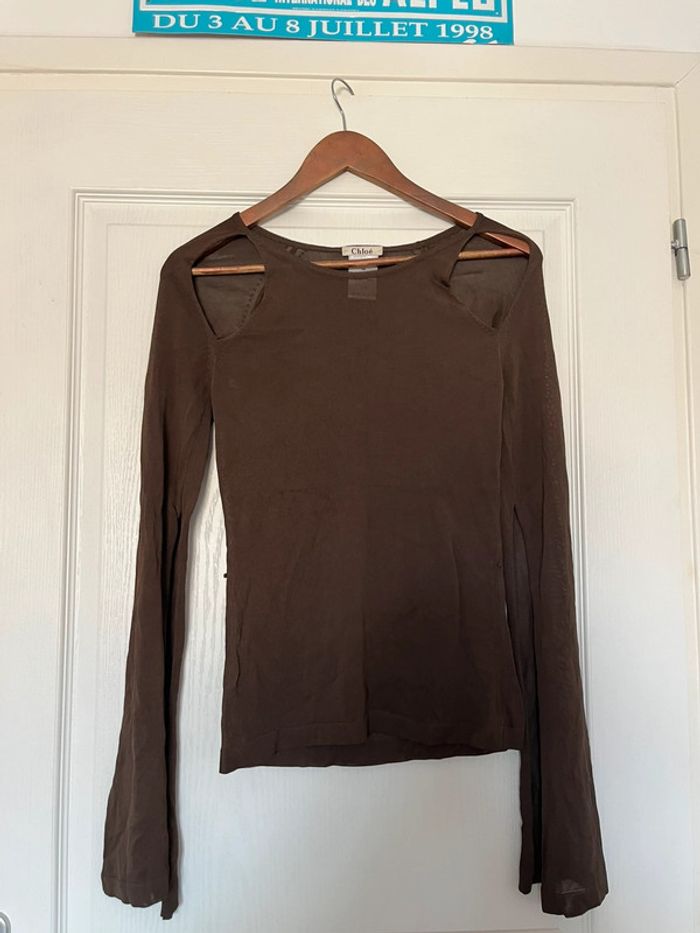 Top iconique Chloé avec bijoux - taille S - photo numéro 2