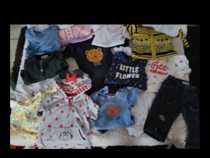 Lot de 60 pièces bebe fille 6 mois - photo numéro 4