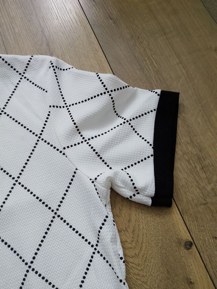 T-shirt blanc et noir pour homme manches courtes XL MTX - photo numéro 2