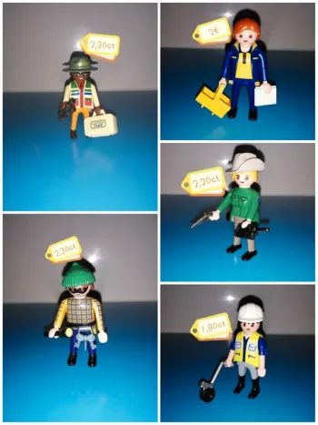 thème* personnage & accessoires / agent de la poste - douane - voirie - voleur