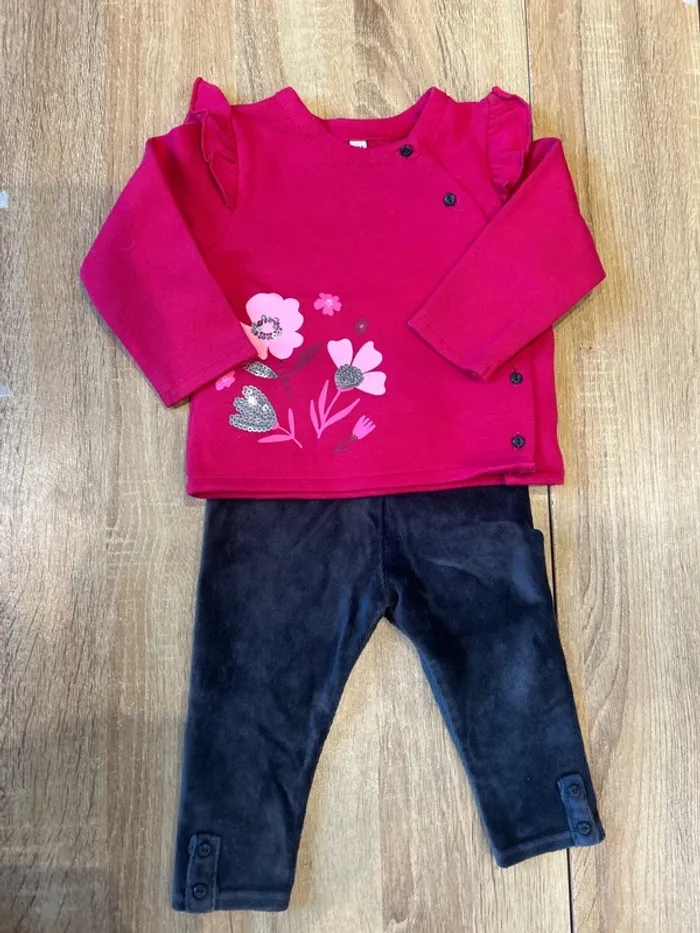 Ensemble bébé fille 12 mois