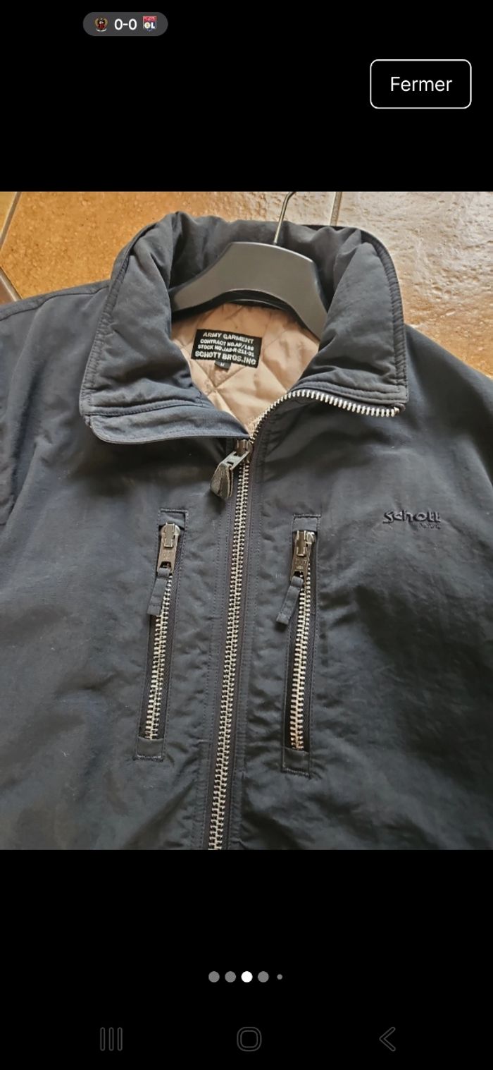 Veste chaude homme de qualité Schott taille XL - photo numéro 3
