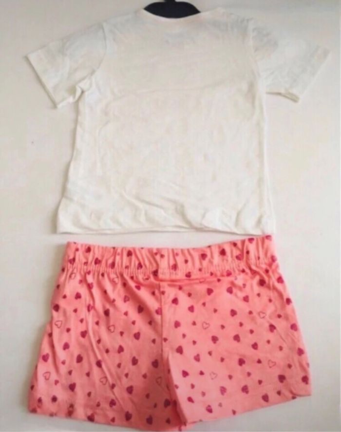 Pyjama blanc et rose - photo numéro 2