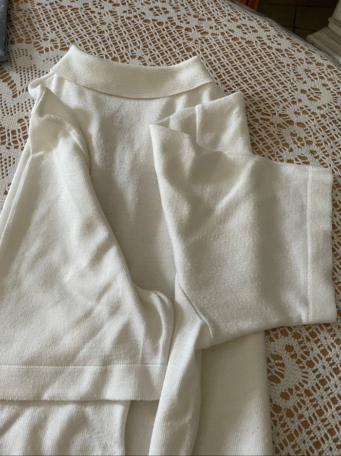 Maillot pull blanc été - photo numéro 5
