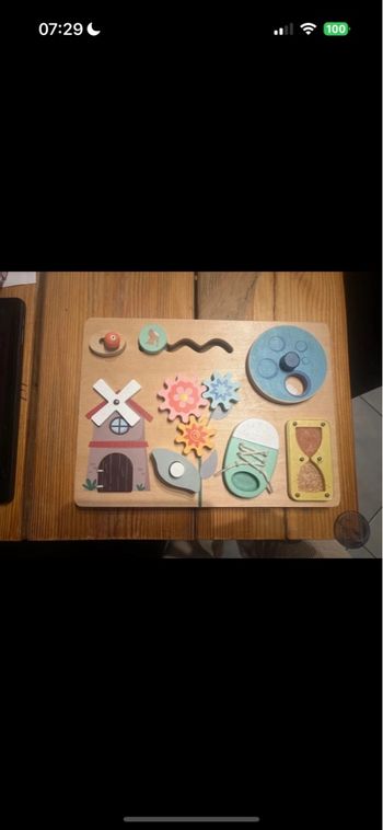 Plateau d’activité en bois 