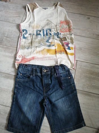 Ensemble Bermuda débardeur t 6 ans