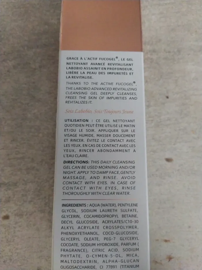 Gel nettoyant fucogel labobio - photo numéro 6