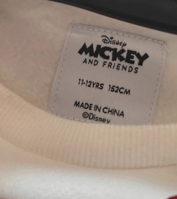 Pull Sweat Disney Mickey Dingo Pluto 11 12 ans Neuf - photo numéro 4