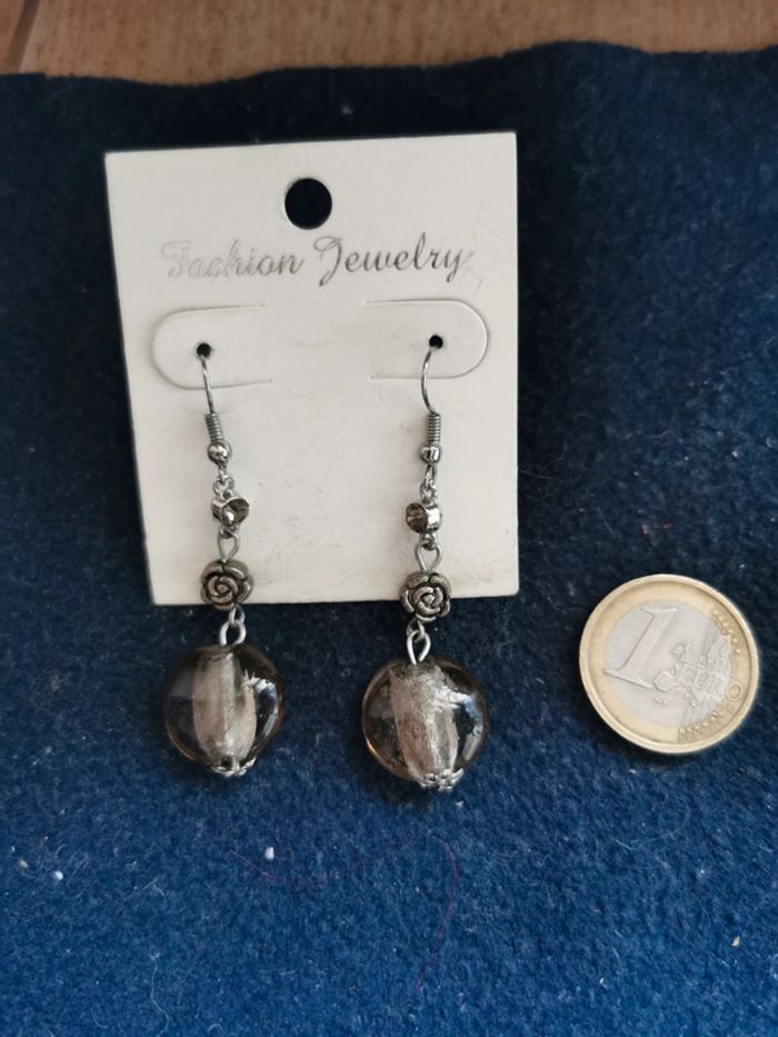 Boucles d'oreilles fantaisie - photo numéro 2