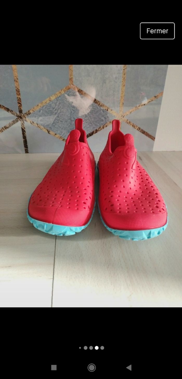 Chaussures de piscine Nabaiji taille 33/34 - photo numéro 5