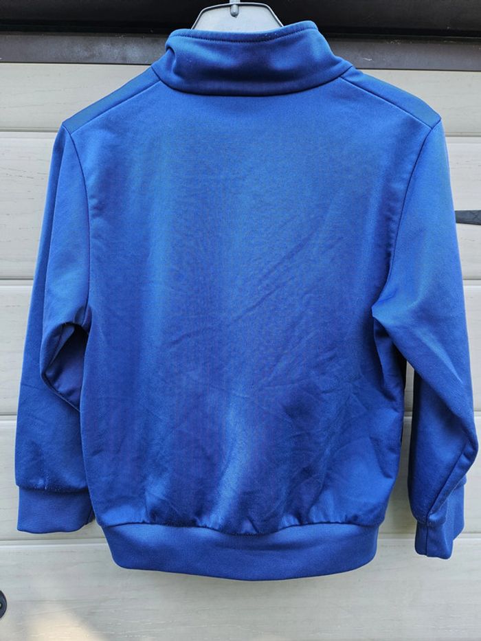 Veste zippée légère garçon - Taille 5 ans (110-113cm) - Domyos - Bleu blanche - photo numéro 4