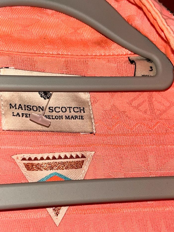 Magnifique veste corail 40 Maison Scotch - photo numéro 2