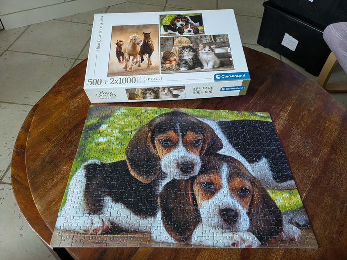 Magnifique boîte de 3 puzzles Clementoni - photo numéro 5