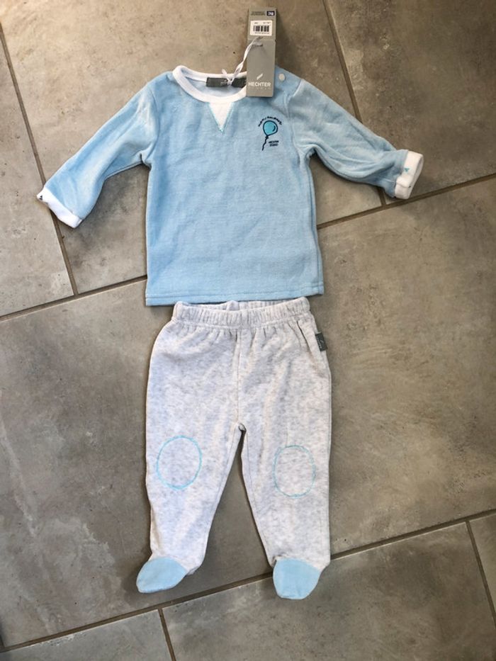 Ensemble pyjama 2 pièce bébé garçon Daniel Hechter Studio taille 6 mois  Neuf