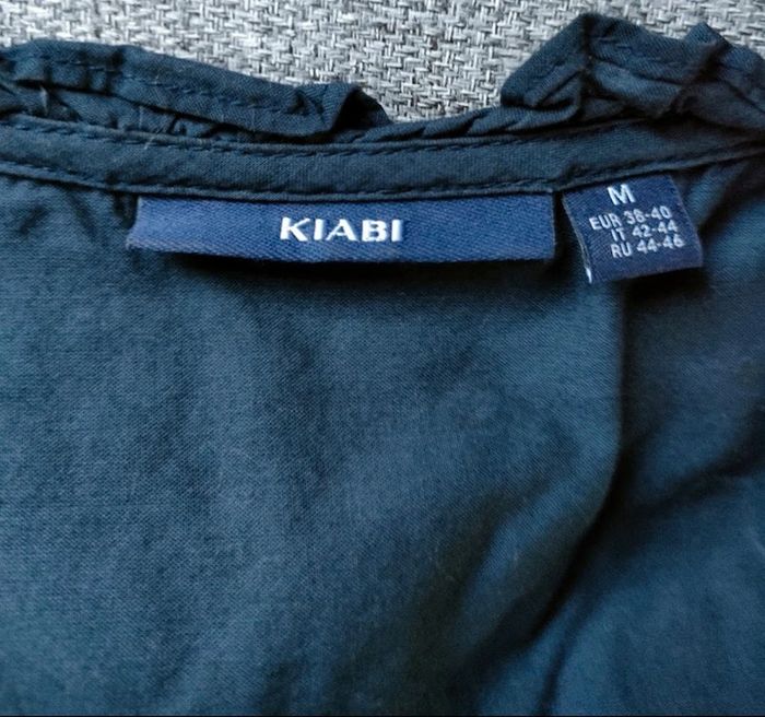 Haut femme léger bleu kiabi M manches longues - photo numéro 2
