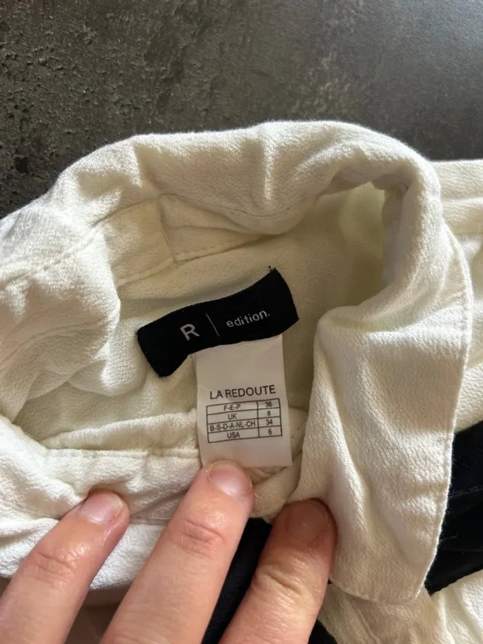 Chemise femme avec col à nouer - photo numéro 2