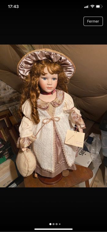 Poupée de collection Barbara Les poupées Carine