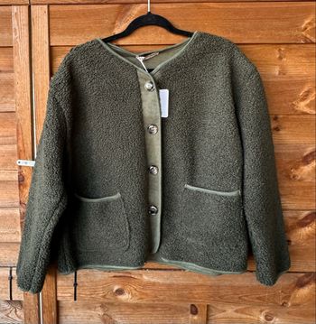 Veste gilet cardigan polaire