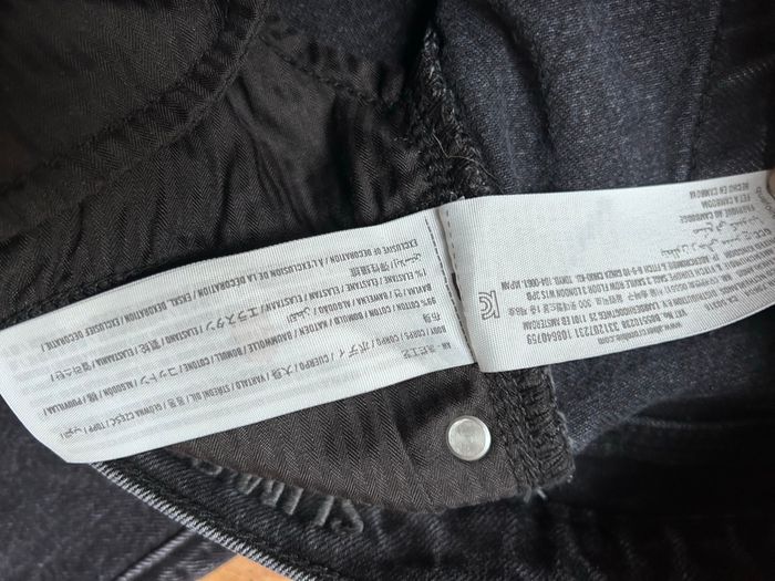 Jeans denim noir slim straight W28 L30 Hollister - photo numéro 6