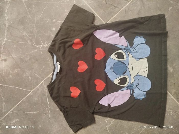 T-shirt haut manche courte stich fille 8 ans