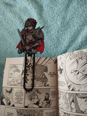 Marque page chevalier dragon