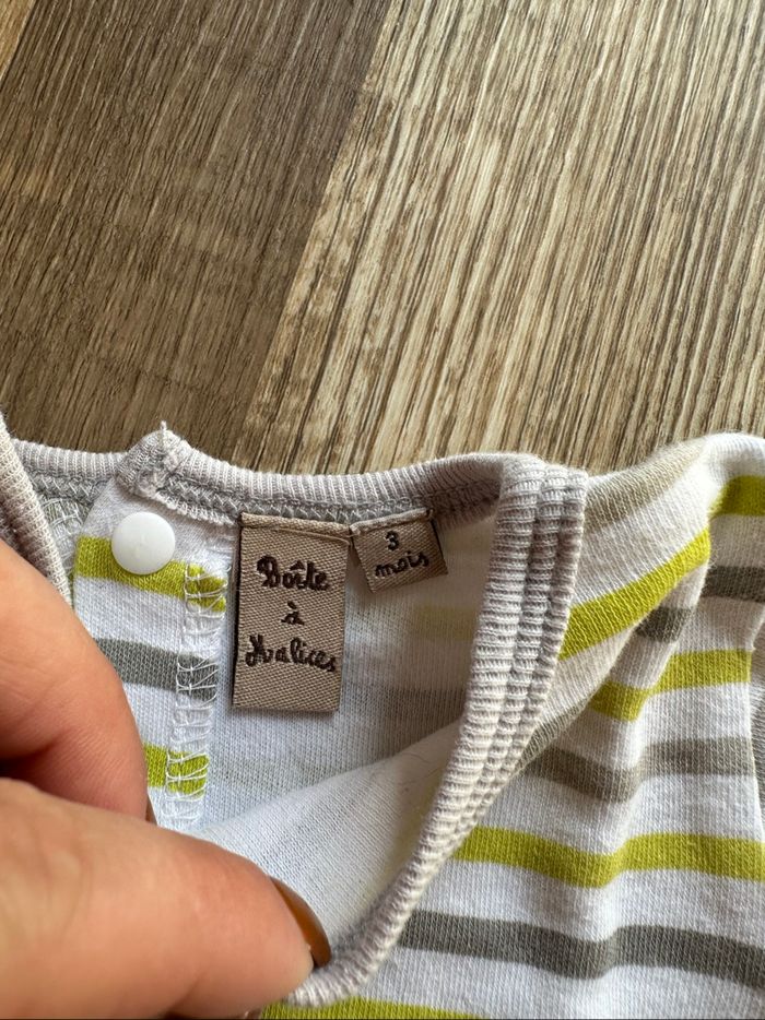 - Haut ML Boîte à Malices  - 3 mois  - Très bon état - photo numéro 2