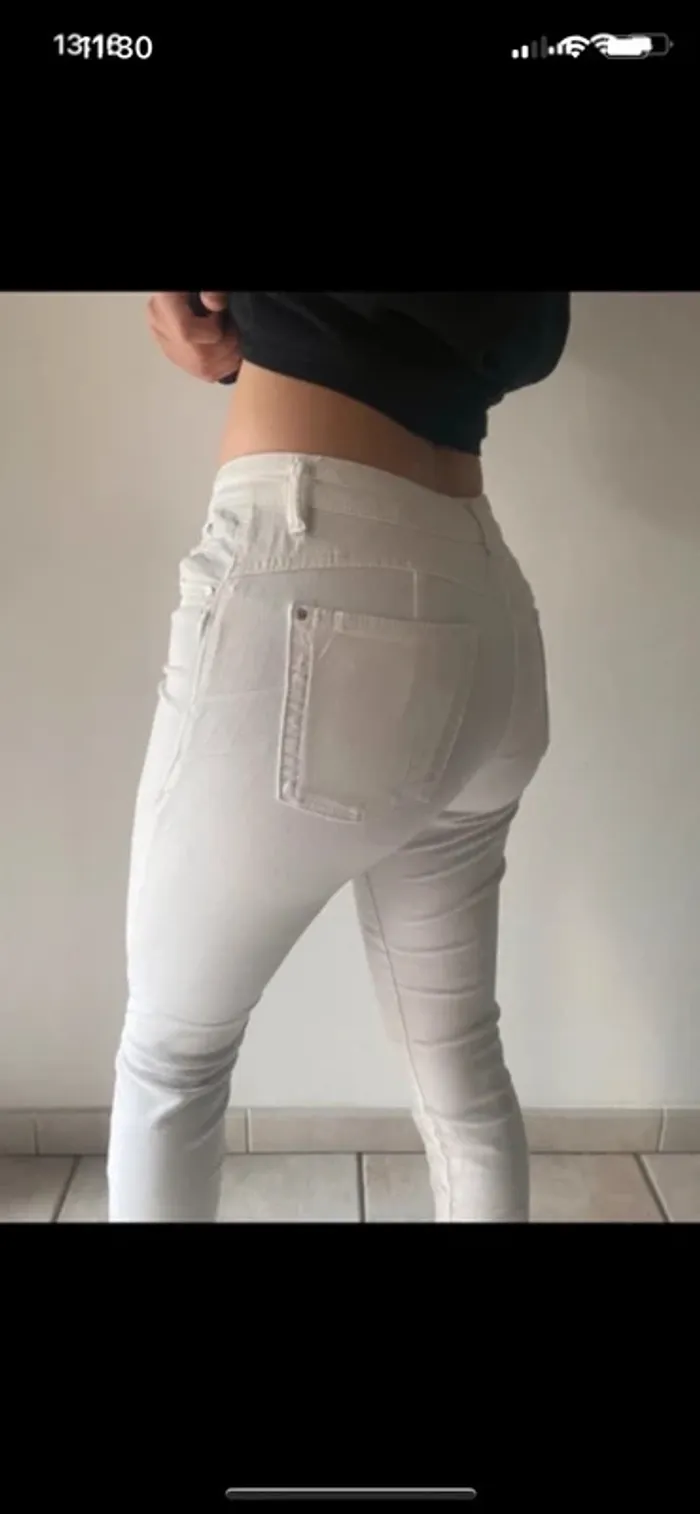 Pantalon blanc - photo numéro 5