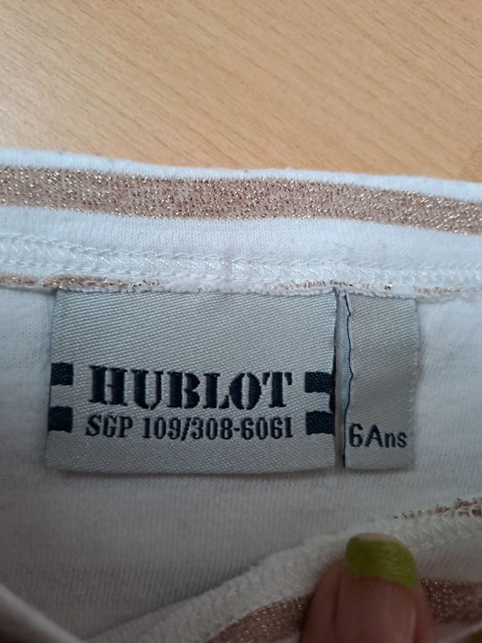 Tee-shirt marinière manches longues #hublot - photo numéro 3