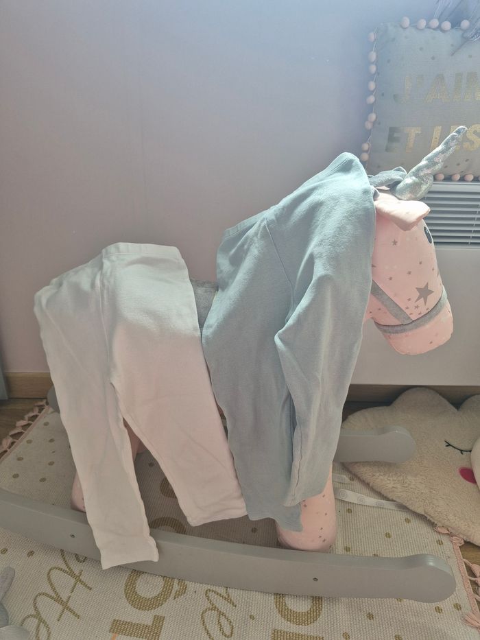 Lot 2 leggings petit béguin 36mois 98cm - photo numéro 1