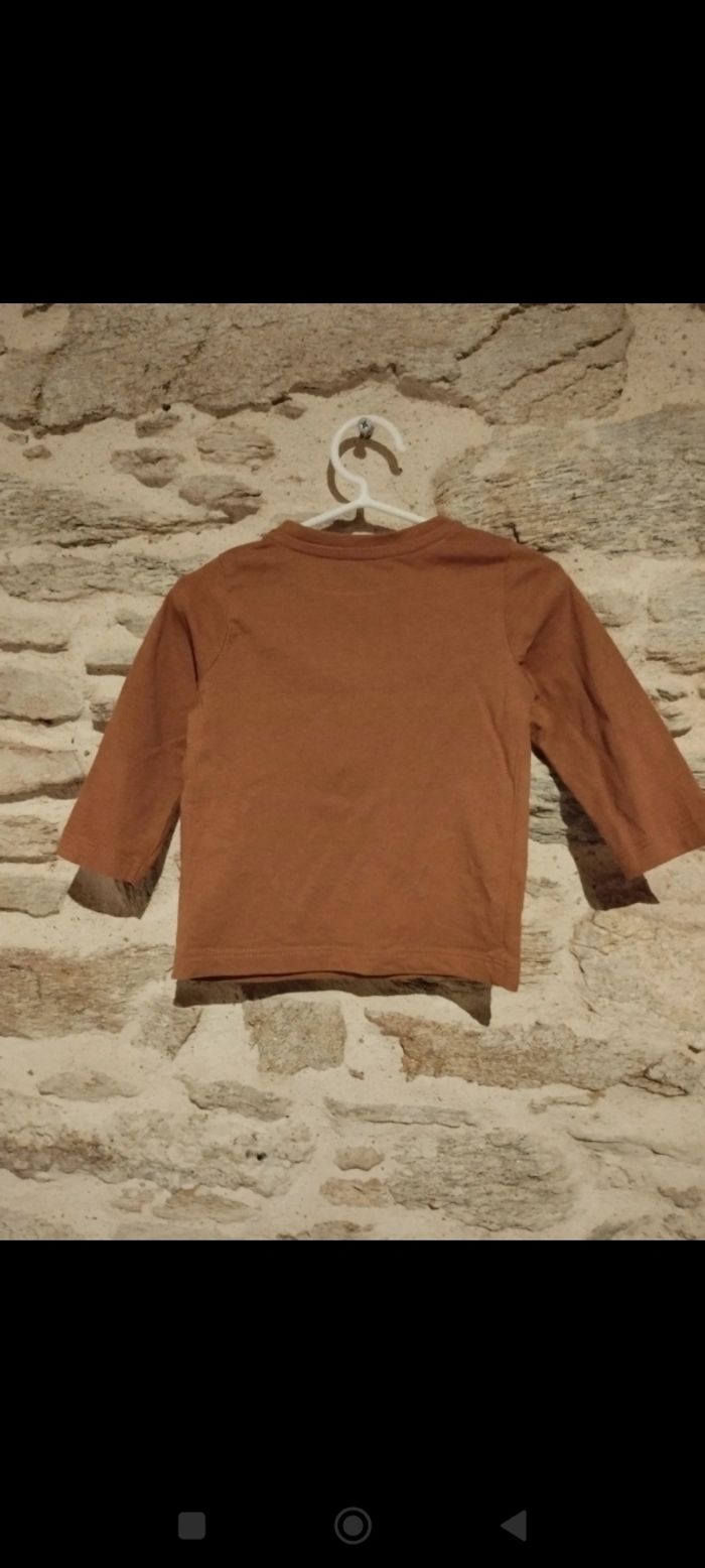 T-shirts manches longues, taille 6 mois, collection 2025 - photo numéro 2
