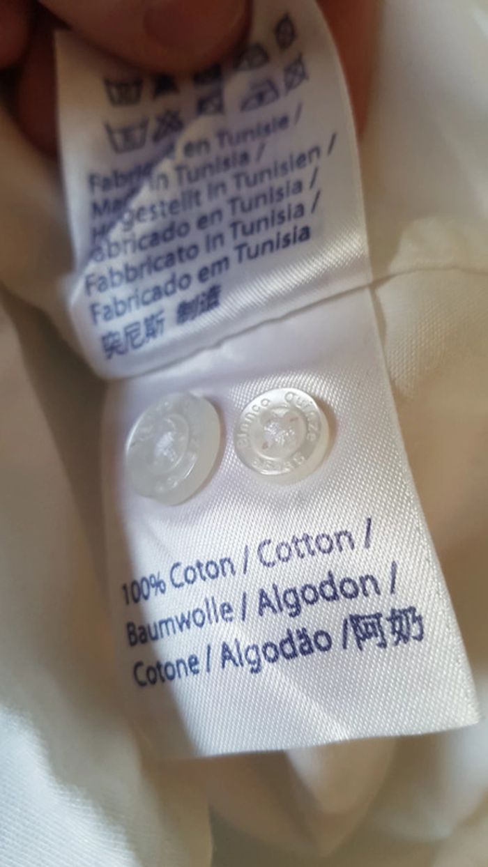 Chemise blanche quinze de france - photo numéro 9