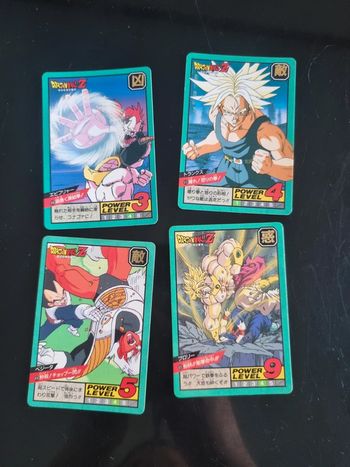 Carte Dragon Ball Z power level