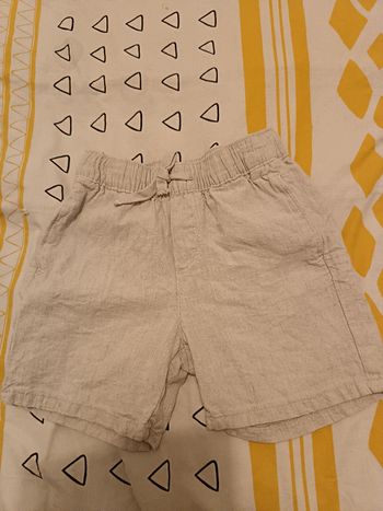 Short léger beige