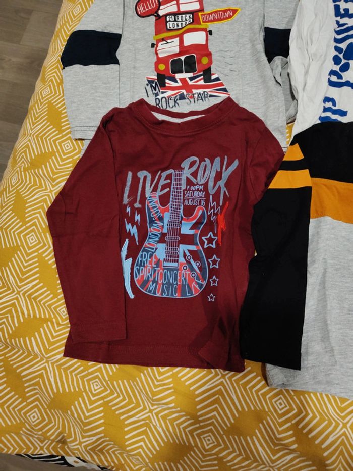 Lot de 4 tee shirt manches longues - photo numéro 4