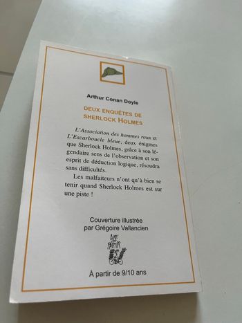 Livre de poche Sherlock Holmes