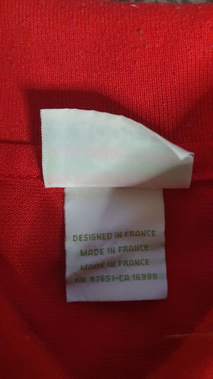 Polo/Tee-shirt rouge - Lacoste - photo numéro 7