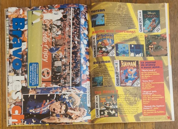 Ancien journal de mickey avec poster champions euro 2000 N°2508 vintage - photo numéro 4