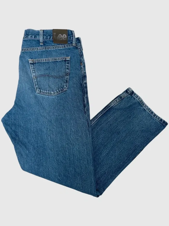 Jean Lee Regular Fit – Coupe droite – Taille 50 FR / W40 x L32 – 100 % coton