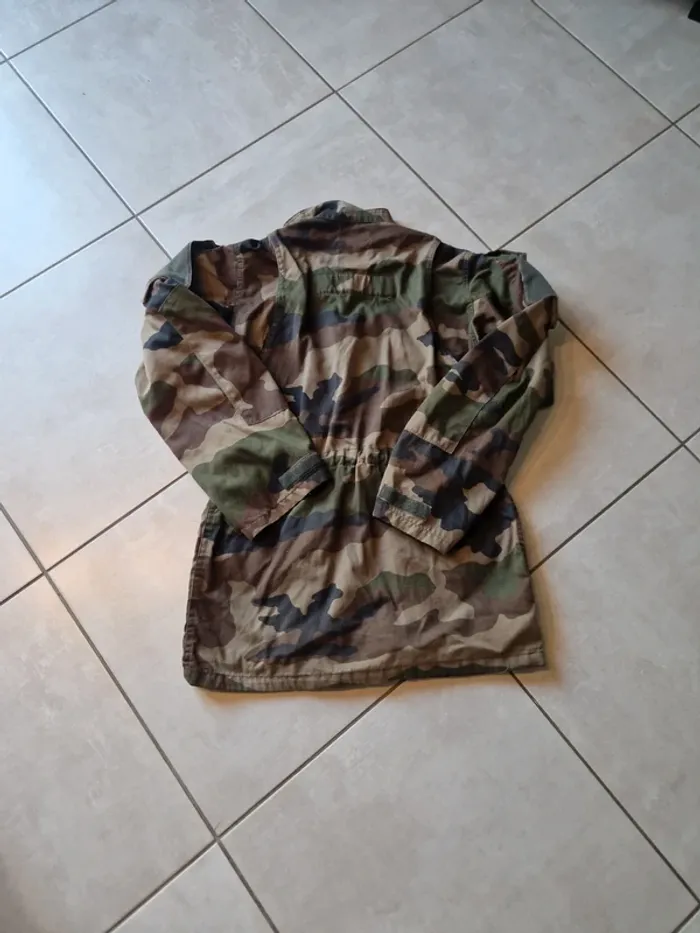 Veste de treillis militaire camouflage félin zone chaude 81/88M - photo numéro 2