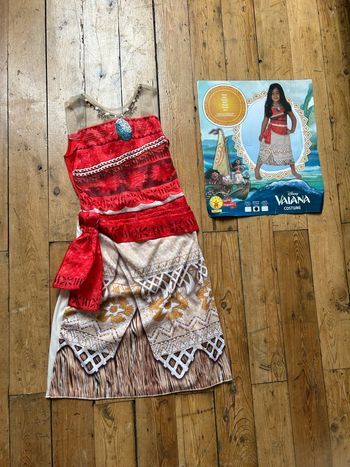 Robe déguisement Vaiana 5-6 ans Disney