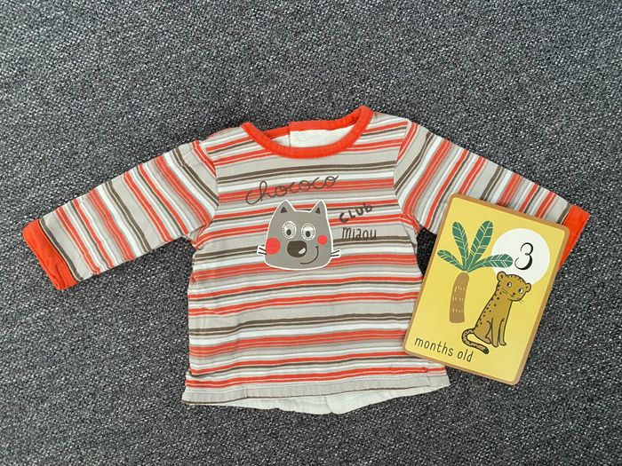 T-shirt manches longues - 3 mois