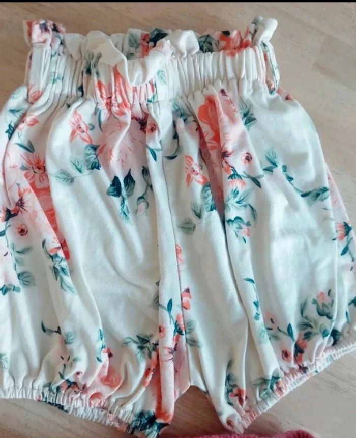 Lot 2 shorts fille 18-24 mois - photo numéro 2