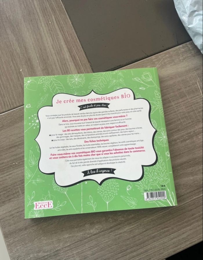 Livre je crée mes cosmétiques BIO - photo numéro 2