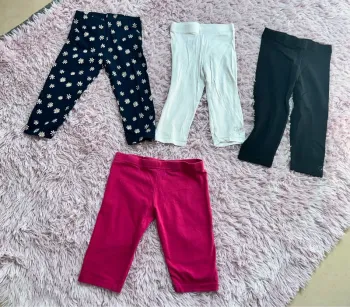 Lot de 4 legging fille taille 6 ans orchestra et kiabi