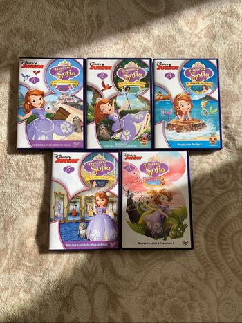 Lot dvd Disney princesse Sofia