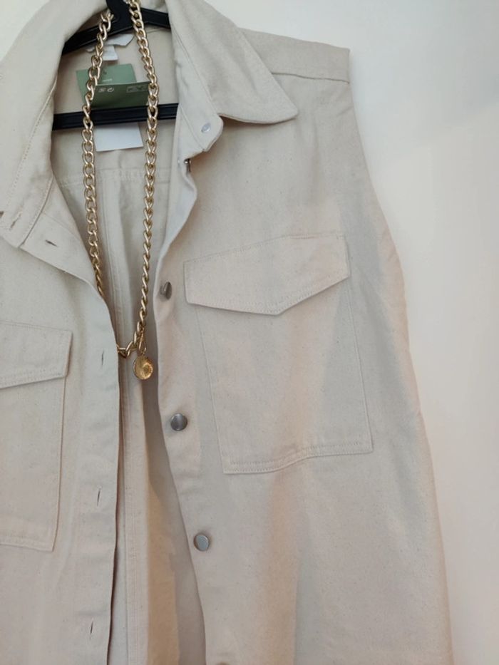 Robe /veste oversize en denim - photo numéro 2