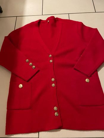 Gilet rouge vintage